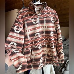 Sherpa Aztec/ Western Sweatshirt